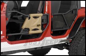 Warrior Products Adventure Door Mesh Covers For 2007-14 Jeep Wrangler JK Unlimited 4 Door Models 90777