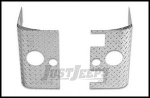 Warrior Products Rear Corners with Cutouts for LED Lights For 2007-14 Jeep Wrangler JK 2 Door Models 924A