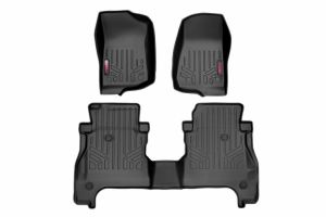 Rough Country Heavy Duty Floor Mats for 2020+ Jeep Gladiator JT M615-