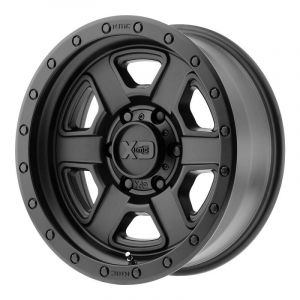 KMC XD133 Fusion Off-Road Satin Black Wheel 17x9 5X5 w/4.50BS XD13379050712N
