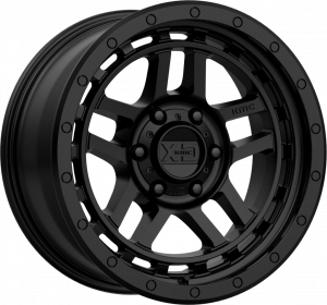 KMC XD140 Recon Satin Black Wheel 17x9 5X5 w/4.5BS XD14079050712N