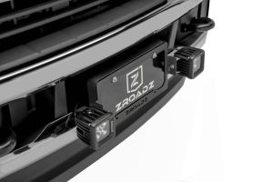 ZROADZ License Plate Frame LED Bracket with (2) 3" ZROADZ LED Pod Lights Z310005-KIT