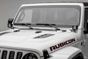 ZROADZ A Pillar Lower LED Light Mounts with (2) 3" Pod LED Lights for 18-25 Jeep Wrangler JL & Gladiator JT Z364941-KIT2