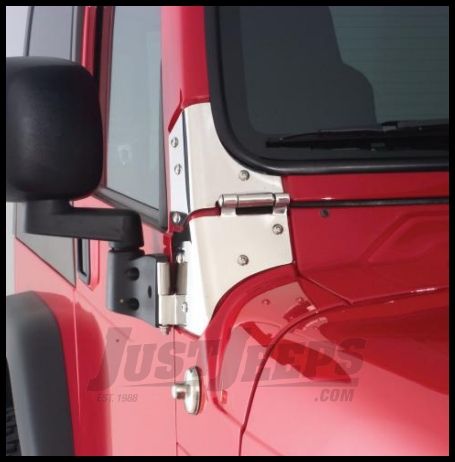Buy Rampage Windshield Hinges In Stainless Steel Pair For 1976-95 Jeep CJ  Series & Wrangler YJ 7403 for CA$