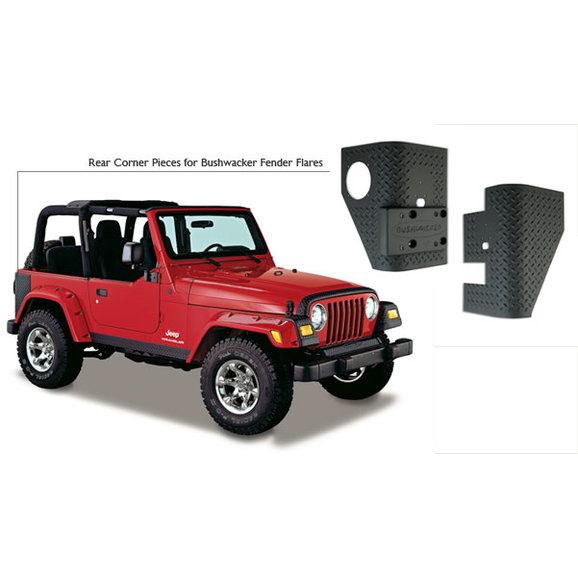 Buy Bushwacker TrailArmor Rear Corners Guards For Bushwacker Fender ...