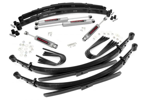 Buy Rough Country 2 Inch Lift 52 Inch Rear Springs Chevy/GMC C10/K10 ...