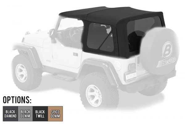 Buy BESTOP Supertop NX Soft Top With Tinted Windows (OEM Style) For 1997-06 Jeep  Wrangler TJ Models 54720- for CA$1,
