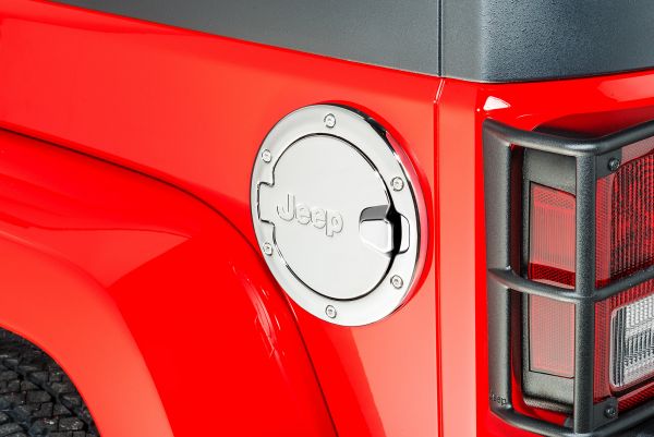 Buy MOPAR (Chrome) Fuel Filler Door For 2007-18 Jeep Wrangler JK 2 Door  Models 82214788 for CA$