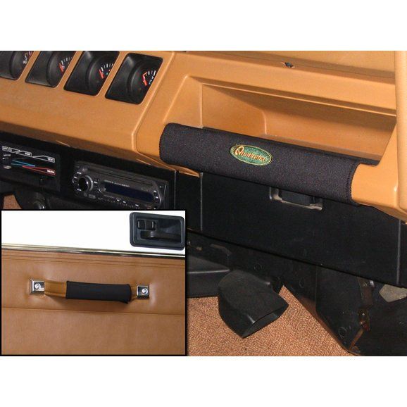 Quadratec Neoprene Grab Bar & Door Handle Wraps for 87-95 Jeep Wrangler YJ  