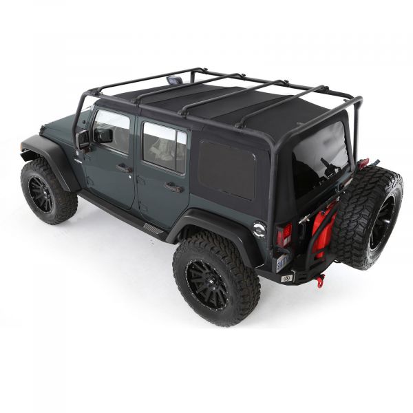 Buy SmittyBilt SRC Roof Rack In Black Textured For 2007-18 Jeep Wrangler JK  Unlimited 4 Door Models 76717 for CA$