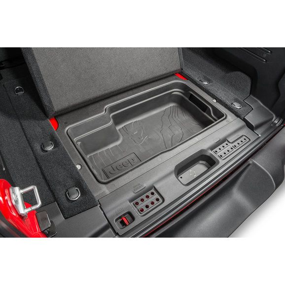 Genuine MOPAR Cargo Area Net For 2018-2019 Jeep Wrangler JL 4-Door – OEM Rear Storage Organizer