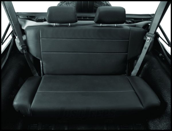Buy BESTOP TrailMax II Fold & Tumble Rear Bench Seat In Black Crush For  1955-95 Jeep Wrangler YJ & CJ Series 39440-01 for CA$