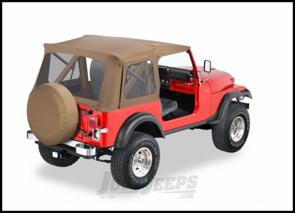 Buy BESTOP Supertop With Clear Rear Windows In Spice Denim For 1976-95 Jeep  Wrangler YJ & CJ7 Fits With Factory Steel Doors 51599-37 for CA$1,