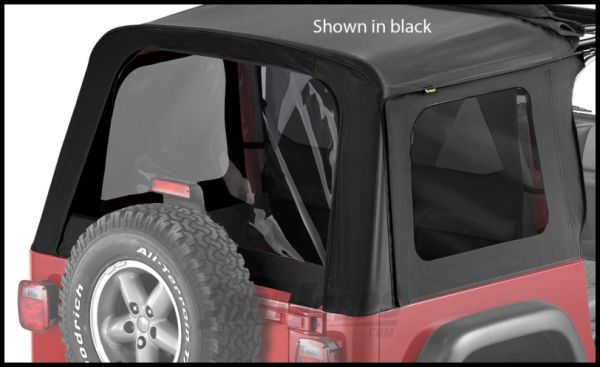 Buy BESTOP Tinted Window Kit For BESTOP Sunrider Soft Top In Black Diamond  For 1997-06 Jeep Wrangler TJ 58699-35 for CA$