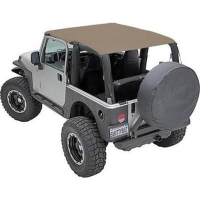 Buy SmittyBilt Extended Brief Top and Windshield Channel Bundle in Spice  For 1992-95 Jeep Wrangler YJ BIKIYJ929517 for CA$