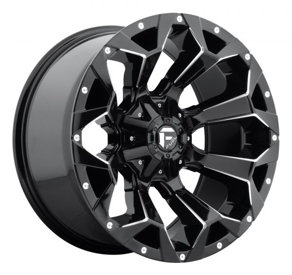 Buy Fuel Off-Road D546 Assault Wheel 20X10 in Gloss Black & Milled Finish  