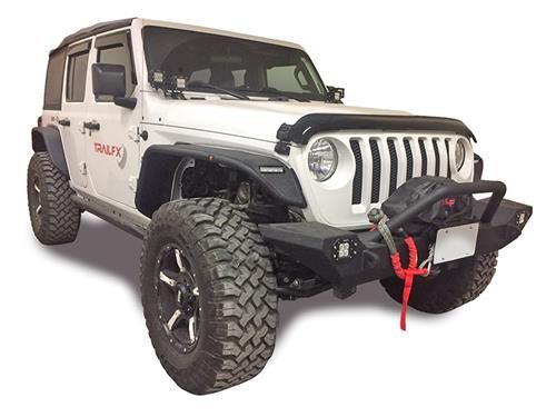 Buy TrailFX Front Fender Flares For 2018+ Jeep Wrangler JL 2 Door &  Unlimited 4 Door Models JL05FF for CA$