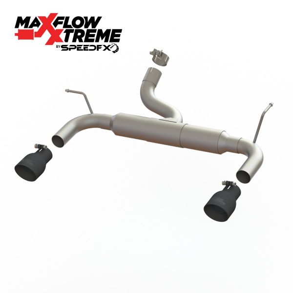 SpeedFX AxleBack Exhaust System 304 Stainless Steel Jeep for 1218
