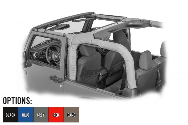 Buy Dirtydog 4x4 Roll Bar Covers 8 Piece Kit For 2007-18 Jeep Wrangler JK 2  Door Models for CA$