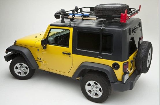 Surco Safari Hardtop Rack For 97 06 Jeep Wrangler Tj And Unlimited 12135 9002