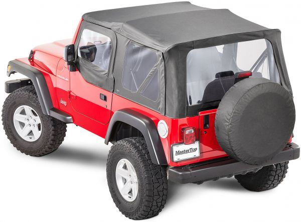 MasterTop Complete Soft Top Kit with Upper Doors for 97-06 Jeep Wrangler TJ  11132TJC-