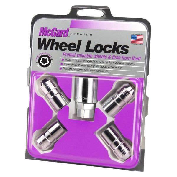 McGard Wheel Lock Set with Key Tuner 4 Piece for 18+ Jeep Wrangler JL &  Gladiator JT 251T-