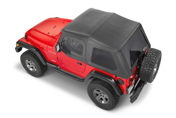 QuadraTop Adventure Top With Upper Doors in Spice for 97-06 Jeep Wrangler TJ  11113D-