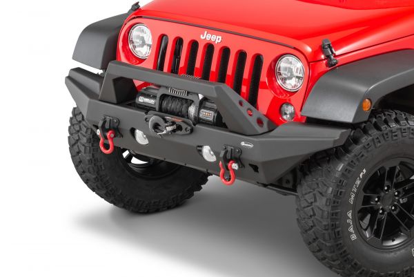 Buy Quadratec Aluminum Brute Strength Winch Bumper Full Width for 07-18 Jeep  Wrangler JK, JKU for CA$1,