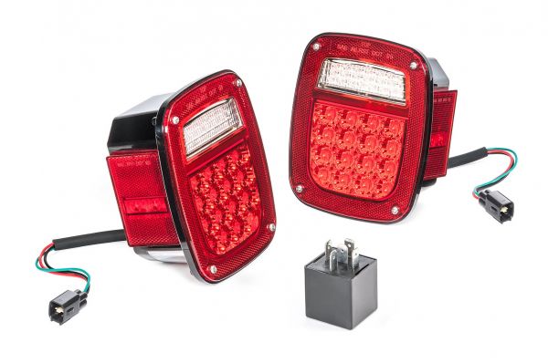 Quadratec LED Tail Light Kit for 01-06 Jeep Wrangler TJ & Unlimited  
