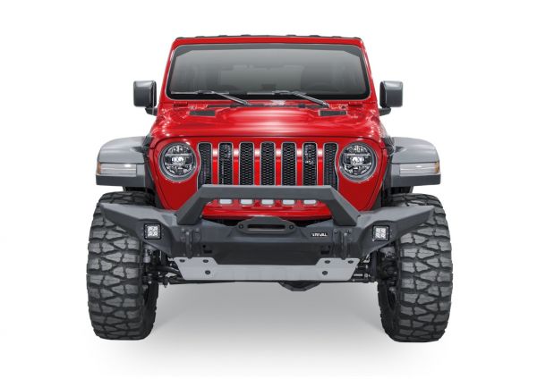 Rival 4x4 Aluminum Front Winch Bumper for 07-20+ Jeep Wrangler JK, JL &  Gladiator JT 2D-