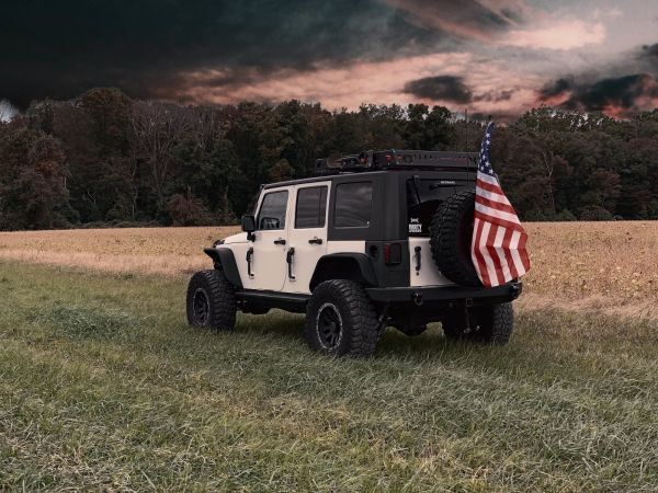 Rox Offroad The Judge Flag Mounting Kit for 87-18+ Jeep Wrangler