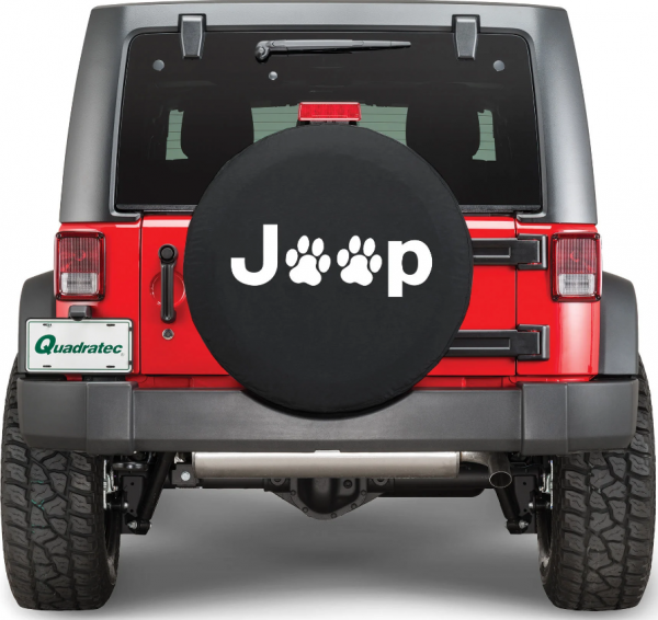 Buy Quadratec Jeep Paw Prints Dog Lover Tire Cover 80000-