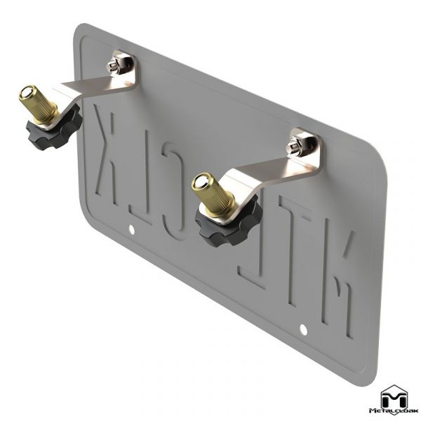 Jeep Overland Chrome Brass License Plate Frame - 4 Hole Metal Holder With Engraved Design, Official Licensed Product - View #9