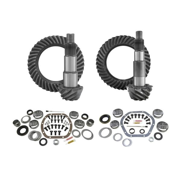 Yukon Gear & Axle Non-Rubicon  Gear and Install Kit Package for 07-18 Jeep  Wrangler JK with Dana 30 Front / Dana 44 Rear