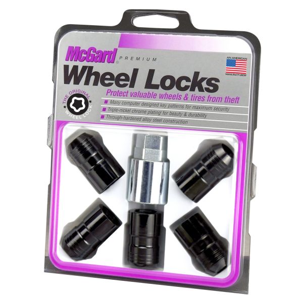 Buy McGard Black Cone Seat Wheel Locks (M14 x 1.5 Thread Size