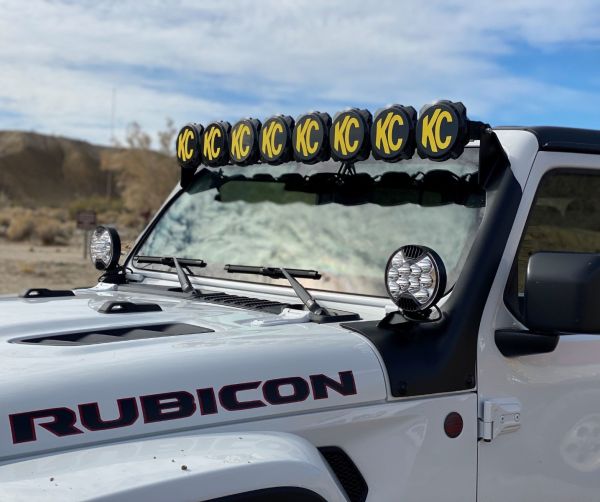 KC HILITES フォグランプ ジムニー ラングラー ランクル usdm KC HiLiTES Gravity Pro6 LED Light Bar Kit for 18+ Jeep Wrangler JL