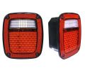 Quake LED Replacement LED Tail Lights for 98-06 Jeep Wrangler TJ & Unlimited QTE940